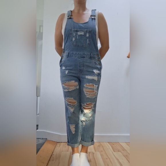 Ripped Overalls - Picture 2 of 7